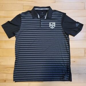 Adidas LA Kings men's size large polo shirt
